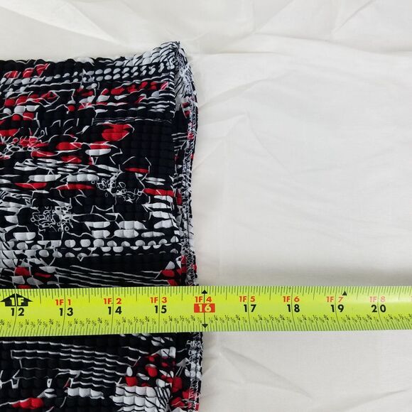 Womens Shirt Medium Multicolor Popcorn Tank Top Big Floral Print Scoop Neck‎ - Picture 5 of 8